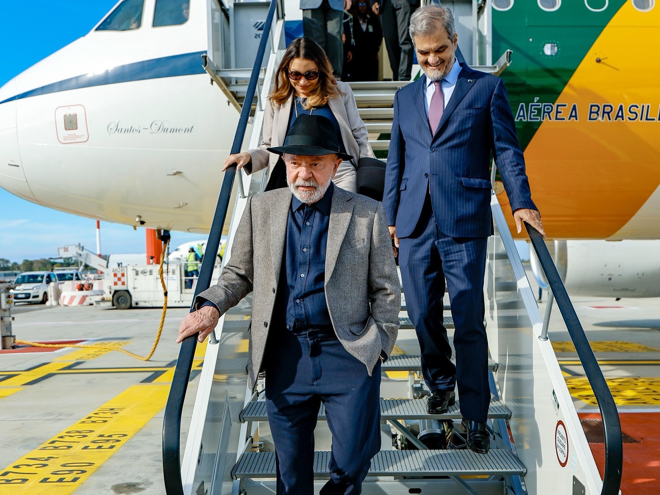Presidente Lula chega a Roma para encontro com Papa Leão XIV